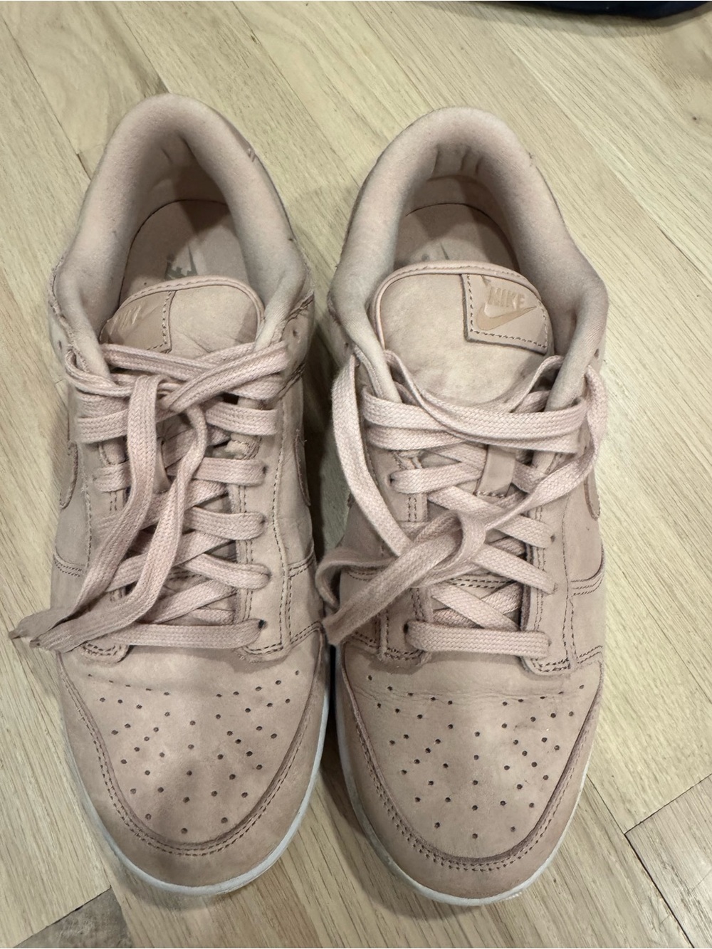 Nike pale pink Air Force Max size 9